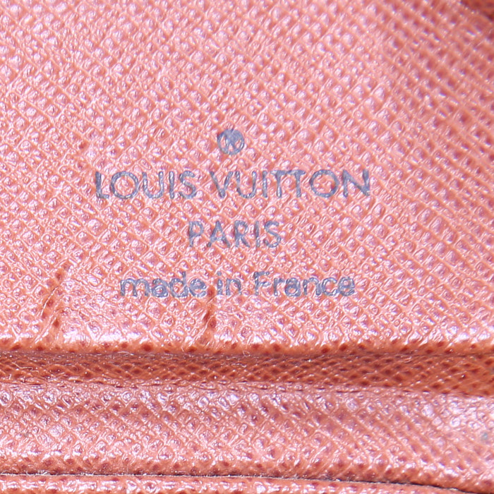 Gioielli scatola Louis Vuitton Boite à bijoux in tela monogram marrone e pelle naturale - Detail D3