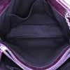 Chanel Grand Shopping shopping bag in purple quilted grained leather - Detail D2 thumbnail