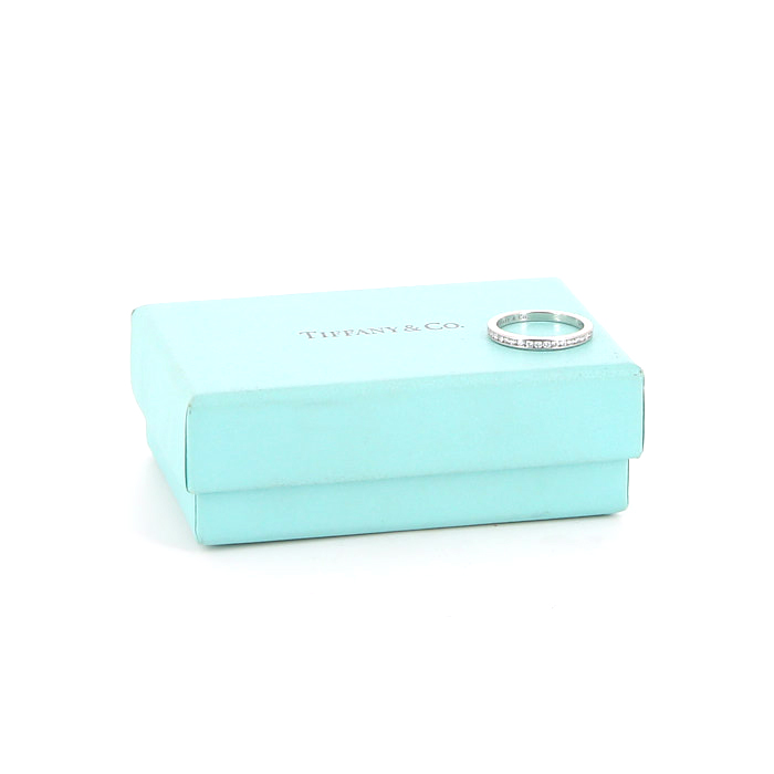 Tiffany & Co ring in platinium and diamonds - Detail D2