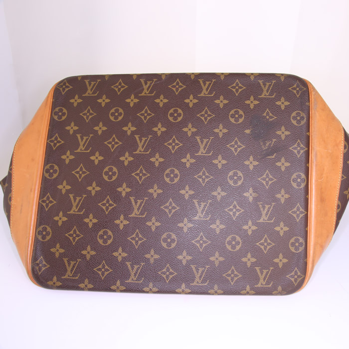 Louis Vuitton Marin - Travel Bag travel bag in brown monogram canvas and natural leather - Detail D4