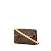 Pochette-cintura Louis Vuitton Florentine in tela monogram marrone e pelle naturale - 00pp thumbnail