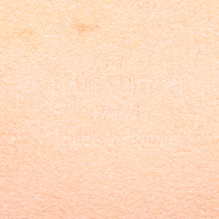 Pochette-cintura Louis Vuitton Florentine in tela monogram marrone e pelle naturale - Detail D3