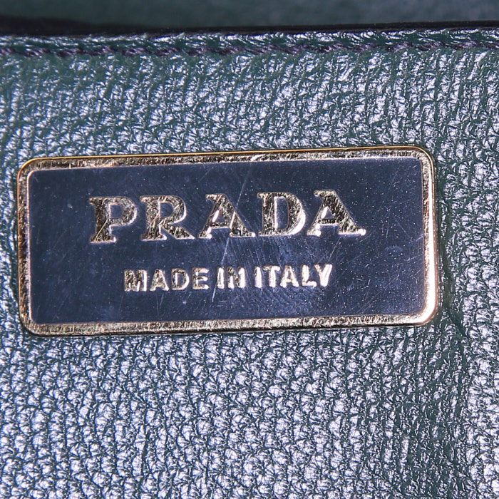 Borsa Prada in pelle martellata nera - Detail D3