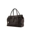 Fendi Selleria Linda bag worn on the shoulder or carried in the hand in brown grained leather - 00pp thumbnail