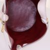 Bolso de mano Hermes Mangeoire en cuero rojo y blanco - Detail D2 thumbnail