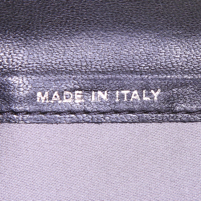 Chanel wallet in black leather - Detail D4