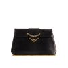 Cartier bag worn on the shoulder or carried in the hand in blue leather - 360 thumbnail
