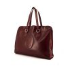 Cartier Vintage bag worn on the shoulder or carried in the hand in burgundy leather - 00pp thumbnail