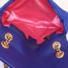 Sac bandoulière Gucci GG Marmont en velours matelassé bleu - Detail D3 thumbnail