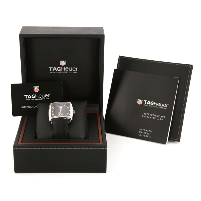 Montre TAG Heuer Monaco en acier Ref :  WW2110-0 Vers  2000 - Detail D3