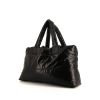 Chanel Coco Cocoon shopping bag in black canvas - 00pp thumbnail