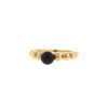 Van Cleef & Arpels Perlée ring in yellow gold and onyx - 00pp thumbnail