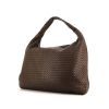 Bottega Veneta Veneta large model handbag in taupe intrecciato leather - 00pp thumbnail