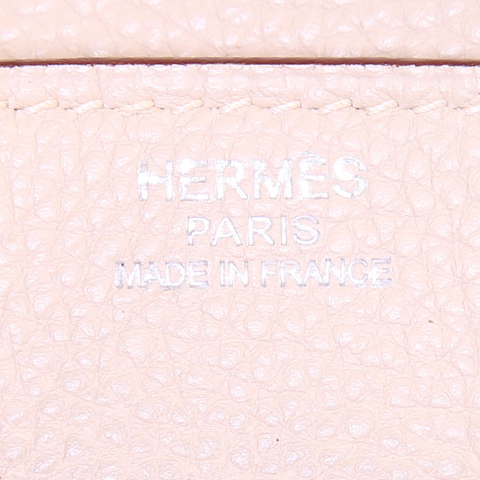 Borsa Hermes Birkin 30 cm in pelle togo Parchemin - Detail D3