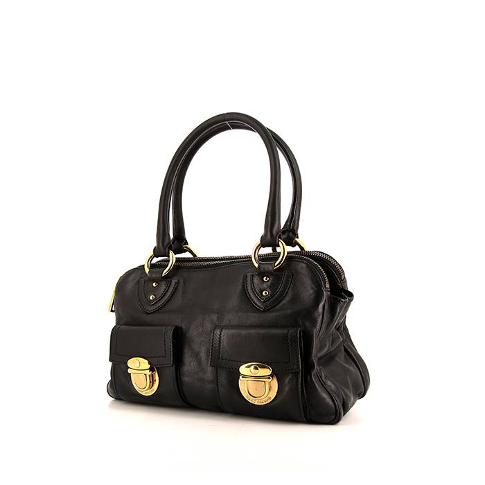 Marc Jacobs bag worn on the shoulder or carried in the hand in black leather - 00pp