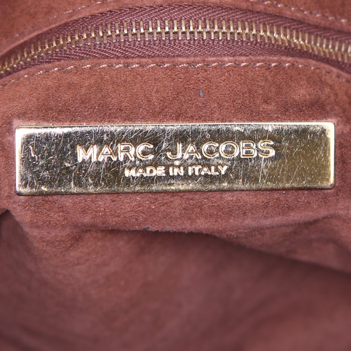 Borsa da spalla o a mano Marc Jacobs in pelle nera - Detail D3
