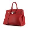 Hermes Birkin 35 cm handbag in red Garance togo leather - 00pp thumbnail
