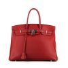 Hermes Birkin 35 cm handbag in red Garance togo leather - 360 thumbnail
