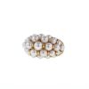 Cartier 1990's ring in yellow gold,  pearls and diamonds - 00pp thumbnail
