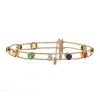 Chaumet Amour bracelet in yellow gold,  diamonds and semi-precious stones - 00pp thumbnail
