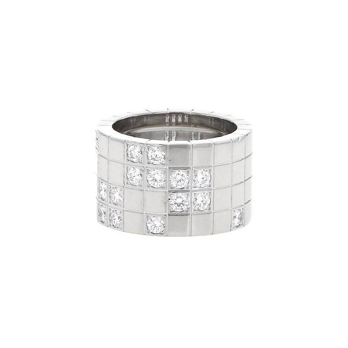 Cartier Lanière large model ring in white gold and diamonds - 00pp