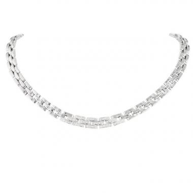 Collier Cartier Maillon Panthère en or blanc et diamants