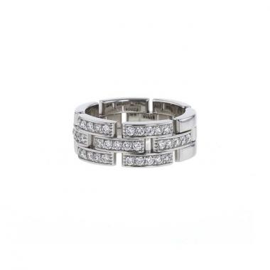 Cartier Maillon Panthère ring in white gold and diamonds