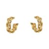 Tiffany & Co 1990's hoop earrings in yellow gold and yellow gold - 00pp thumbnail