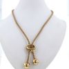 Vintage 1950's necklace in 14 carats yellow gold - 360 thumbnail