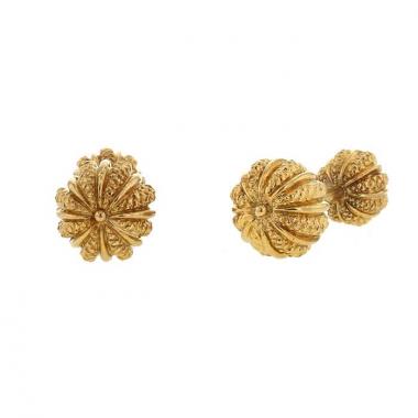 Coppia di gemelli Tiffany & Co Jean Schlumberger in oro giallo