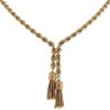 Vintage 1950's necklace in 14 carats yellow gold - 00pp thumbnail