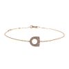 Fred Success bracelet in pink gold and diamonds - 00pp thumbnail