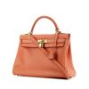 Hermes Kelly 32 cm handbag in pink swift - 00pp thumbnail