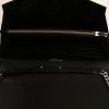 Saint Laurent Wallet on Chain shoulder bag in black leather - Detail D2 thumbnail