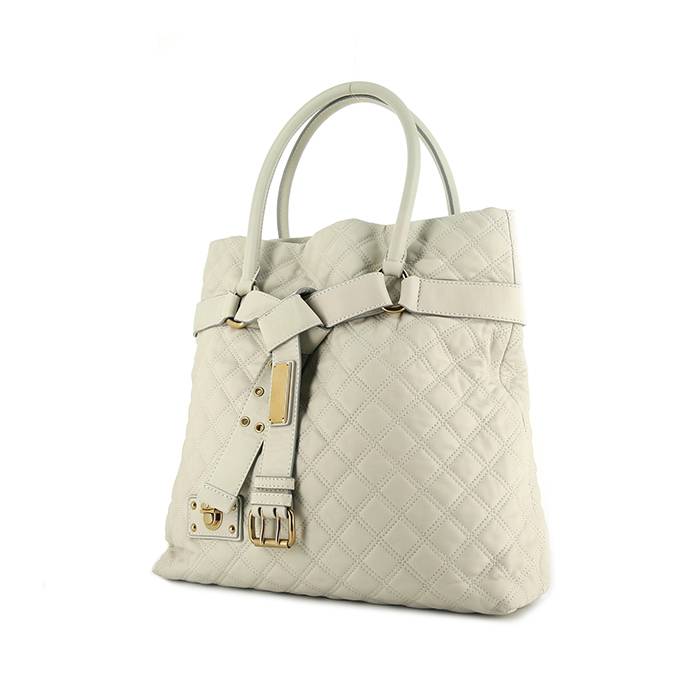 Shopping bag Marc Jacobs in pelle trapuntata bianca - 00pp