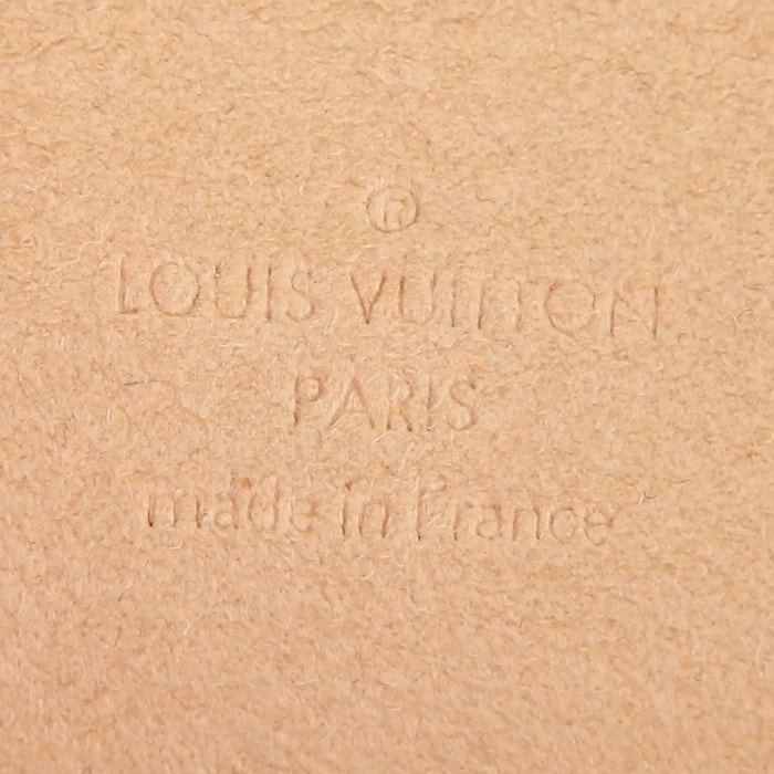 Louis Vuitton Florentine clutch-belt in monogram canvas and natural leather - Detail D3