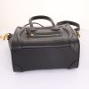 Celine Luggage Nano shoulder bag in black leather - Detail D5 thumbnail