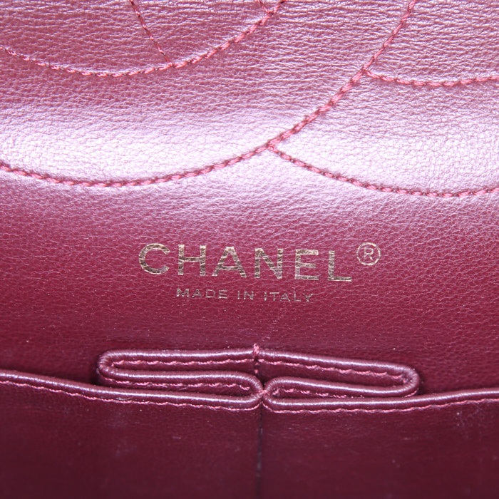 Borsa Chanel 2.55 modello grande in pelle trapuntata nera - Detail D4