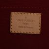 Borsa Louis Vuitton Rosewood in pelle verniciata monogram rossa e pelle naturale - Detail D3 thumbnail