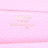 Billetera Hermès Béarn en cuero epsom rosa - Detail D3 thumbnail