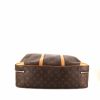Louis Vuitton Sirius small model travel bag in brown monogram canvas and natural leather - Detail D4 thumbnail