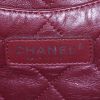 Chanel Grand Shopping shopping bag in metallic grey grained leather - Detail D4 thumbnail