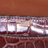 Bolso de mano Hermes Ring en cocodrilo marrón - Detail D3 thumbnail