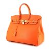 Hermes Birkin 35 Swift Rubis SHW Stamp Square O