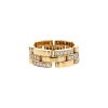 Cartier Maillon Panthère ring in yellow gold and diamonds - 00pp thumbnail