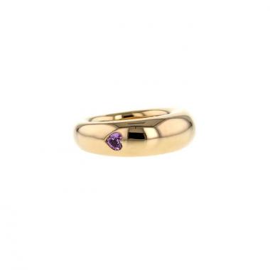 Anello Chaumet Anneau in oro giallo e zaffiro rosa