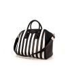 Bolso de mano Givenchy Antigona en cuero negro y blanco - 00pp thumbnail