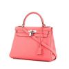 Hermes Kelly 28 cm handbag in Rose Lipstick togo leather - 00pp thumbnail