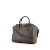 Givenchy Antigona small model bag worn on the shoulder or carried in the hand in grey grained leather - 00pp thumbnail