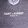 Pochette Saint Laurent Cassandre en cuir grainé noir - Detail D3 thumbnail